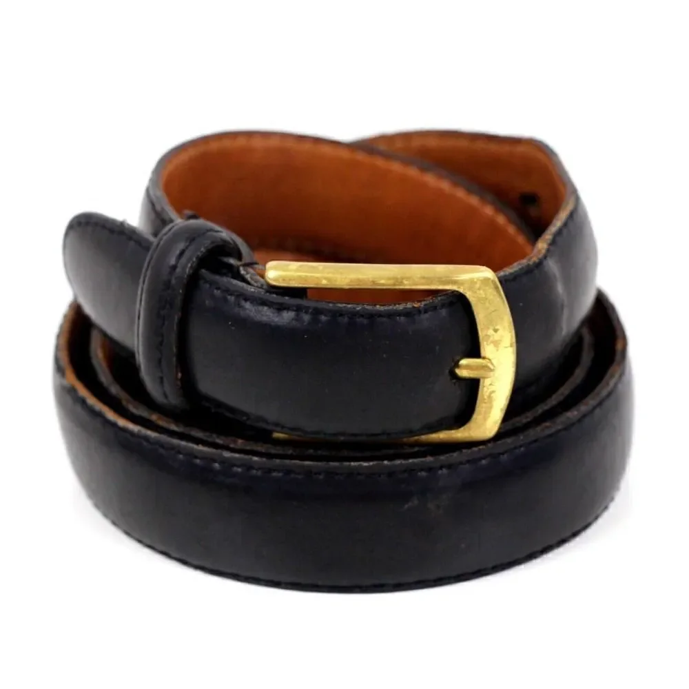 Vintage BLACK GENUINE LEATHER 1
